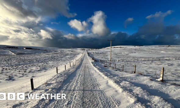 UK snow and ice warnings issued as Arctic air sweeps in