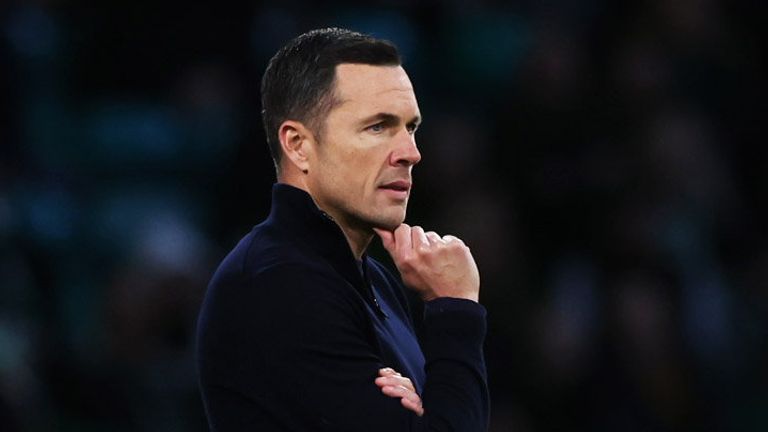 GLASGOW, SCOTLAND - NOVEMBER 30: Ross County Head Coach Don Cowie during a William Hill Premiership match between Celtic and Ross County at Celtic Park, on November 30, 2024, in Glasgow, Scotland. (Photo by Craig Williamson / SNS Group)