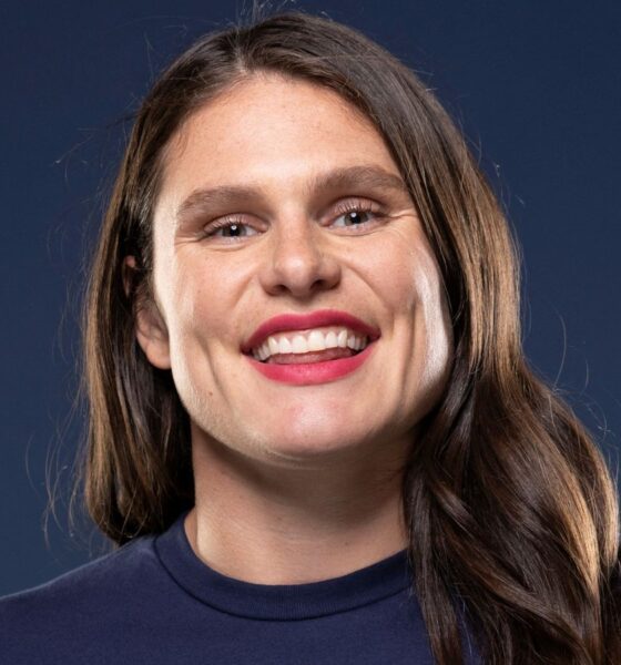 U.S. rugby player Ilona Maher poses for a portrait during the Team USA media summit ahead of the Paris Olympics and Paralympics, at an event in New York, U.S., April 15, 2024. REUTERS/Andrew Kelly