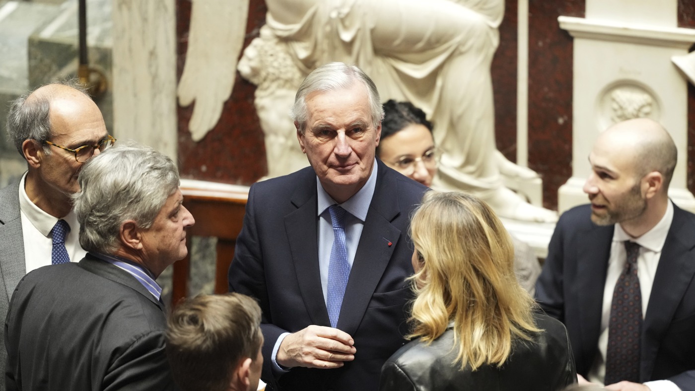 France's government toppled after vote to oust prime minister : NPR