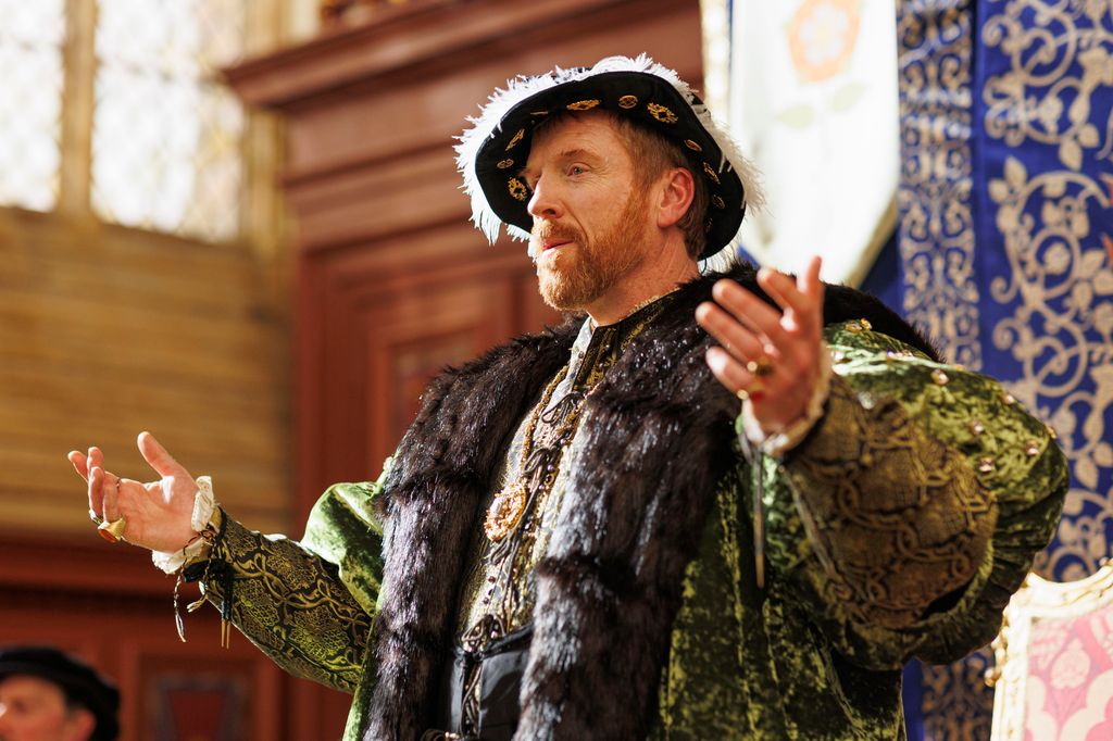 Damian Lewis plays Henry VIII in The Tudors