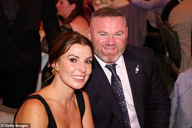 Wayne Rooney and his wife Coleen (pictured on October 7) met as teenagers on their council estate of Croxteth in Liverpool