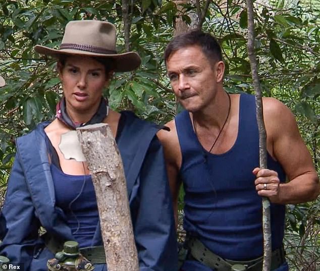 Rebekah Vardy and ex-Premier League star Dennis Wise on I'm A Celebrity in 2017