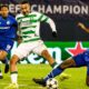 Celtic's Adam Idah was denied by a last-ditch challenge