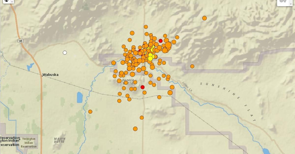 5.8 magnitude earthquake strikes near Yerington, quickly followed by numerous aftershocks | Local News