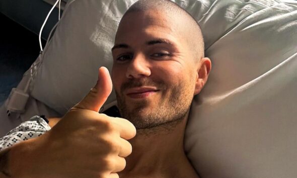 The Wanted star Max George to spend Christmas in hospital to undergo surgery