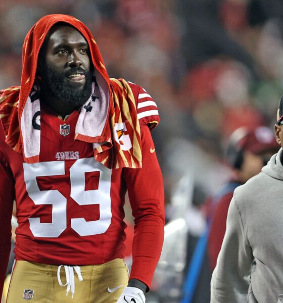 49ers linebacker De'Vondre Campbell refused to play against Rams, a move blasted by teammates