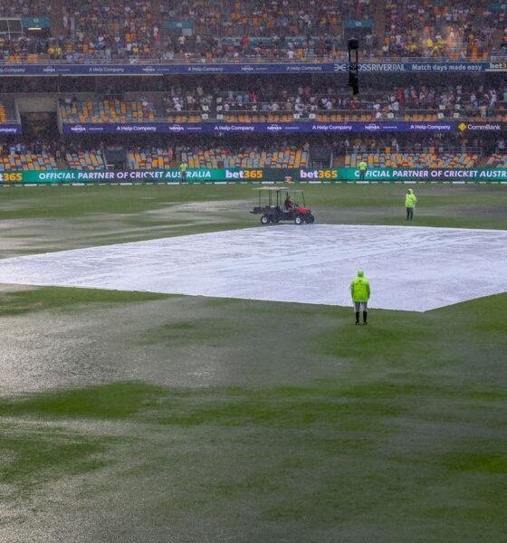 The Gabba during day one of the third Test between Australia and India (Associated Press)