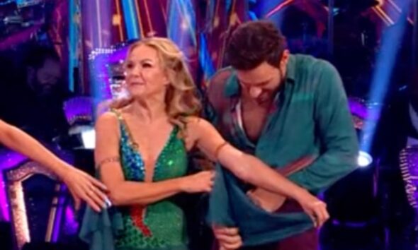 Vito Coppola suffers awkward wardrobe malfunction during Strictly Come Dancing final