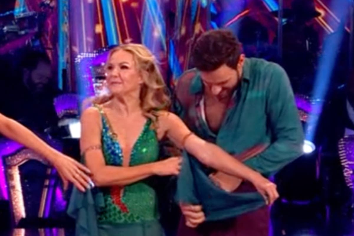 Vito Coppola suffers awkward wardrobe malfunction during Strictly Come Dancing final