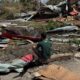 Many homes were flattened by the cyclone. Pic: Reuters