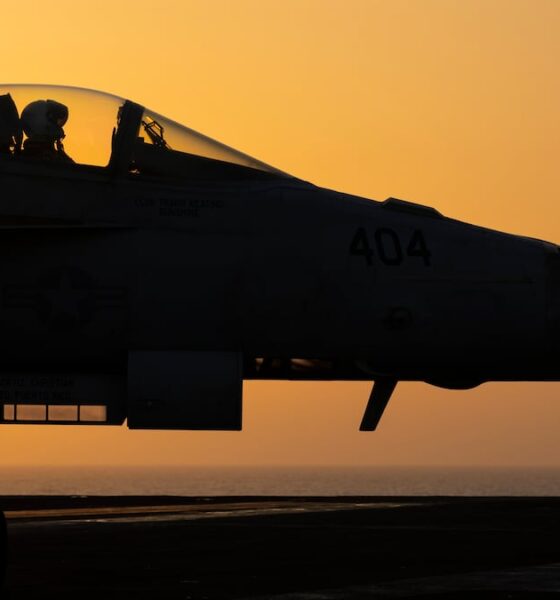 Two US Navy pilots shot down over Red Sea in apparent 'friendly fire' incident