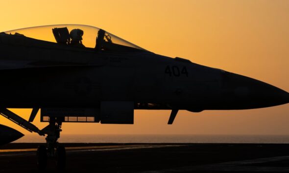 Two US Navy pilots shot down over Red Sea in apparent 'friendly fire' incident