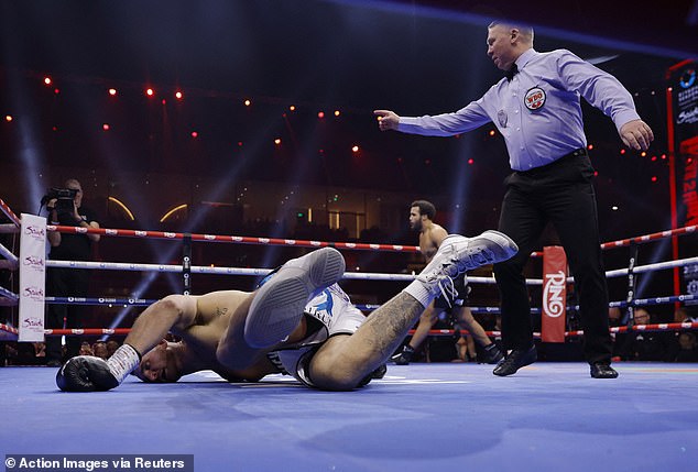 Australian heavyweight McKean was left face down on the canvas after Itauma's brutal shot