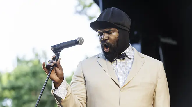 Gregory Porter's hat and balaclava look has become iconic