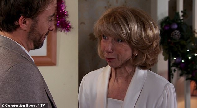 While it was speculated that the festive episode would see her death after suffering from a series of heart problems, Gail exited the iconic show by moving away to Jesse's villa abroad