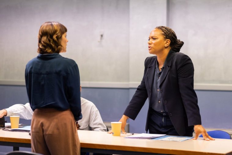 Picture Shows (L-R): Beth played by (ANNABEL SCHOLEY), DS Mike Pearson played by (BENJAMIN O?MAHONY) and DI Aline Edgeworth (ANGELA GRIFFIN)