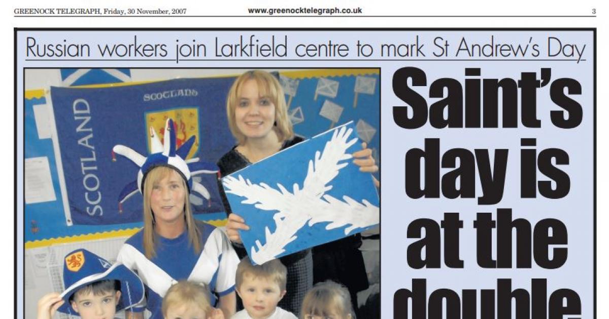 Archives: St Andrew's Day celebrations in Larkfield