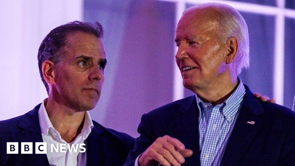 Biden's full statement pardoning son Hunter