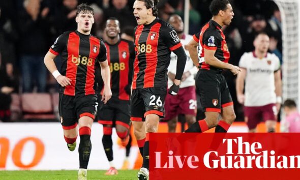 Bournemouth 1-1 West Ham: Premier League – as it happened | Premier League