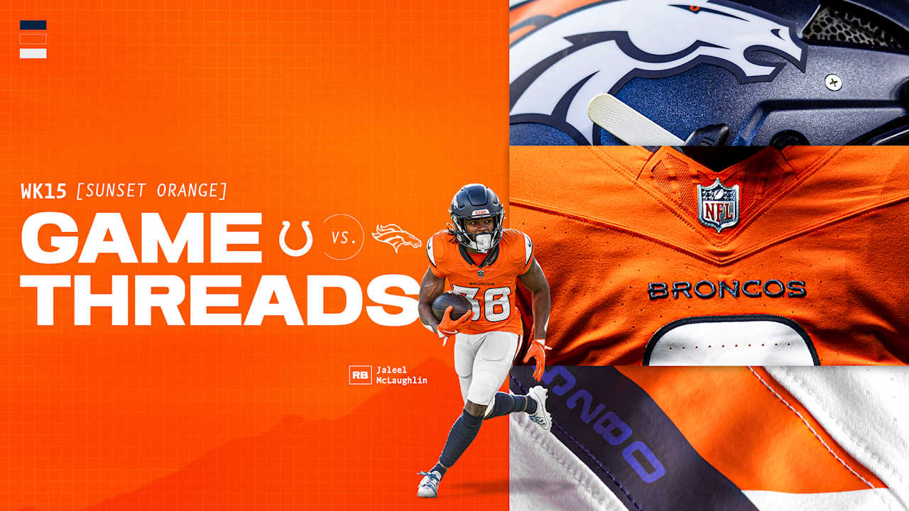 Broncos to wear Sunset Orange jerseys, Summit White pants vs. Colts