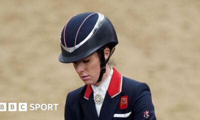 Charlotte Dujardin: Three-time Olympic dressage champion handed one year ban by FEI for whipping horse