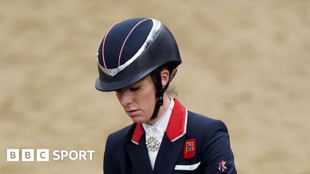 Charlotte Dujardin: Three-time Olympic dressage champion handed one year ban by FEI for whipping horse