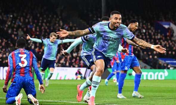 Crystal Palace 1-5 Arsenal: Three Gabriels drive Gunners glory