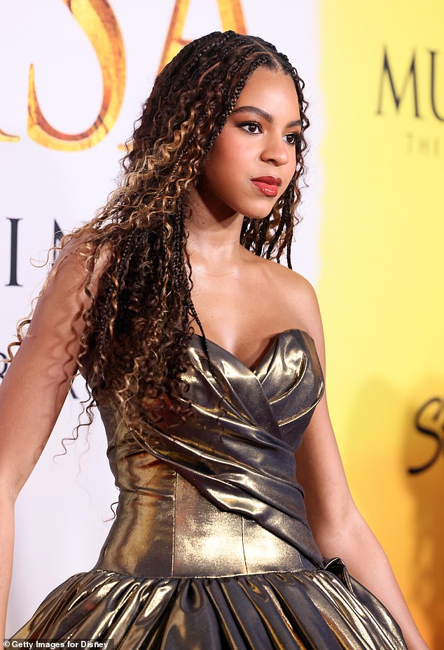 Christina Milian has come to the defense of Beyonce's daughter Blue Ivy, 12, following the young star's red carpet appearance at the Mufasa: Lion King premiere (pictured)