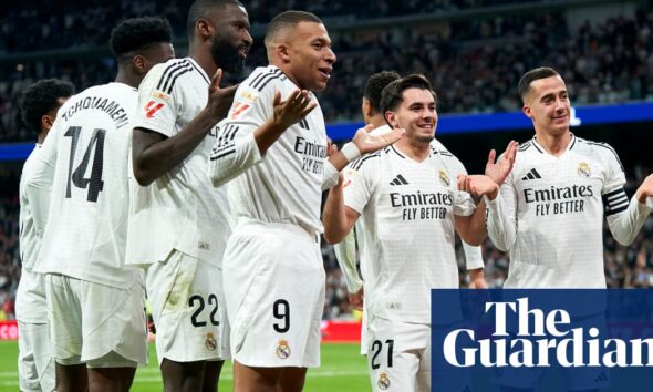 European football: Mbappé on target as Real Madrid climb to second in La Liga | European club football