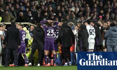 Fiorentina player Edoardo Bove in intensive care after collapsing on pitch | Fiorentina