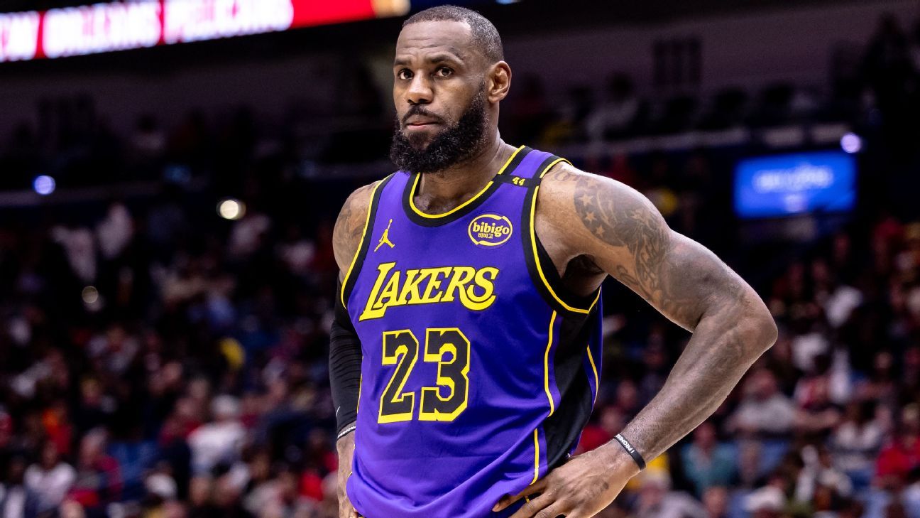 Lakers' LeBron James ruled out for Friday vs. Timberwolves