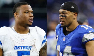 Lions' David Montgomery, Amon-Ra St. Brown active for Thanksgiving Day game vs. Bears