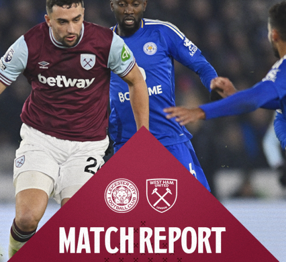 Match Report | Hammers fall to Leicester City defeat