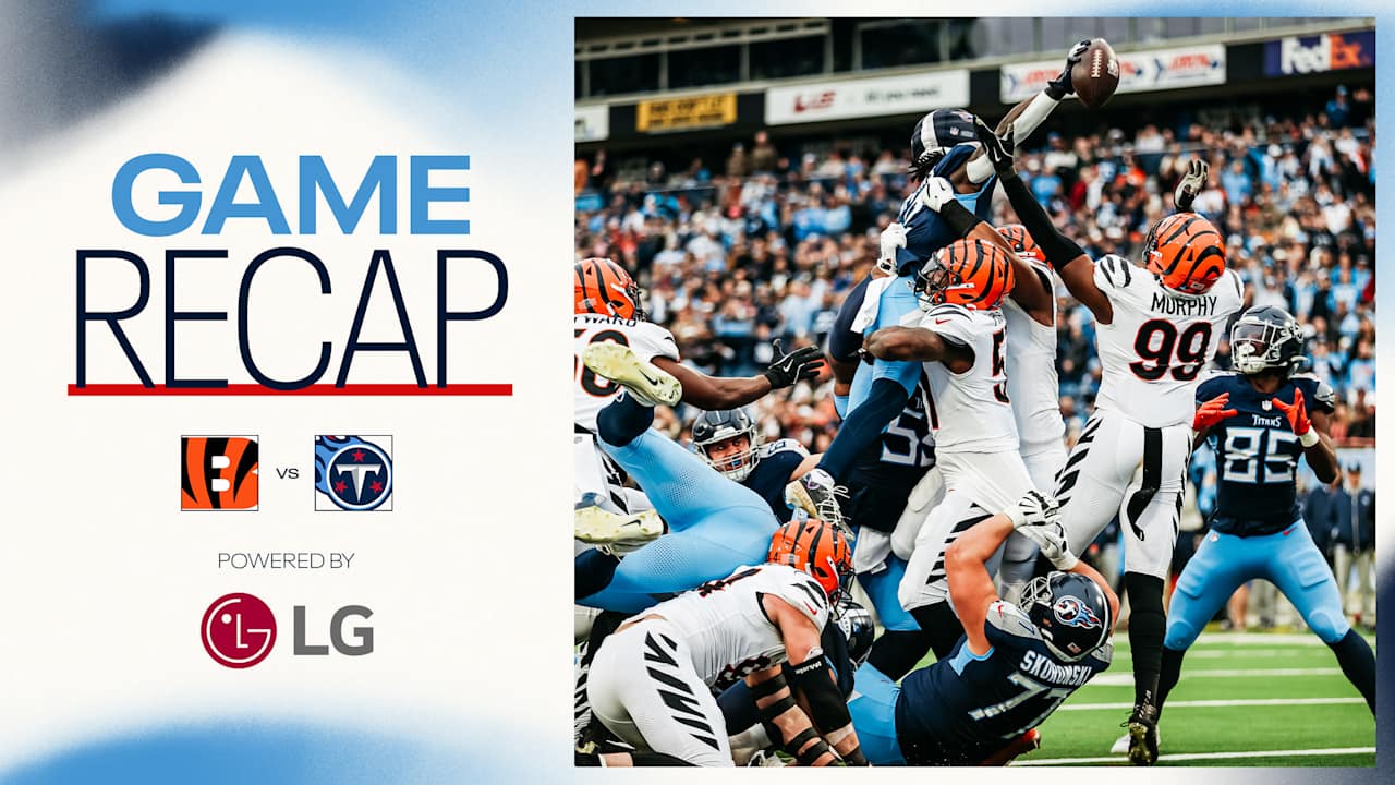 Mistake-Prone Titans Lose 37-27 to Bengals, Drop to 3-11