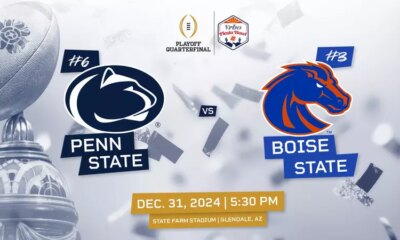 No. 6 Penn State Heading to College Football Playoff Quarterfinal at the Vrbo Fiesta Bowl to Face No. 3 Boise State