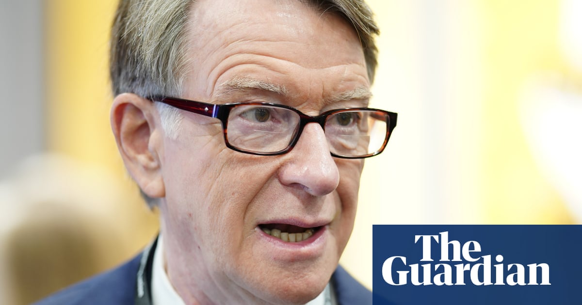 Peter Mandelson to be announced as UK’s next US ambassador | Peter Mandelson