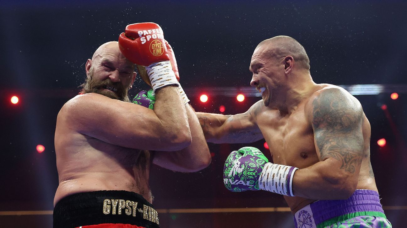 Round-by-round: Usyk defeats Fury again, retains titles