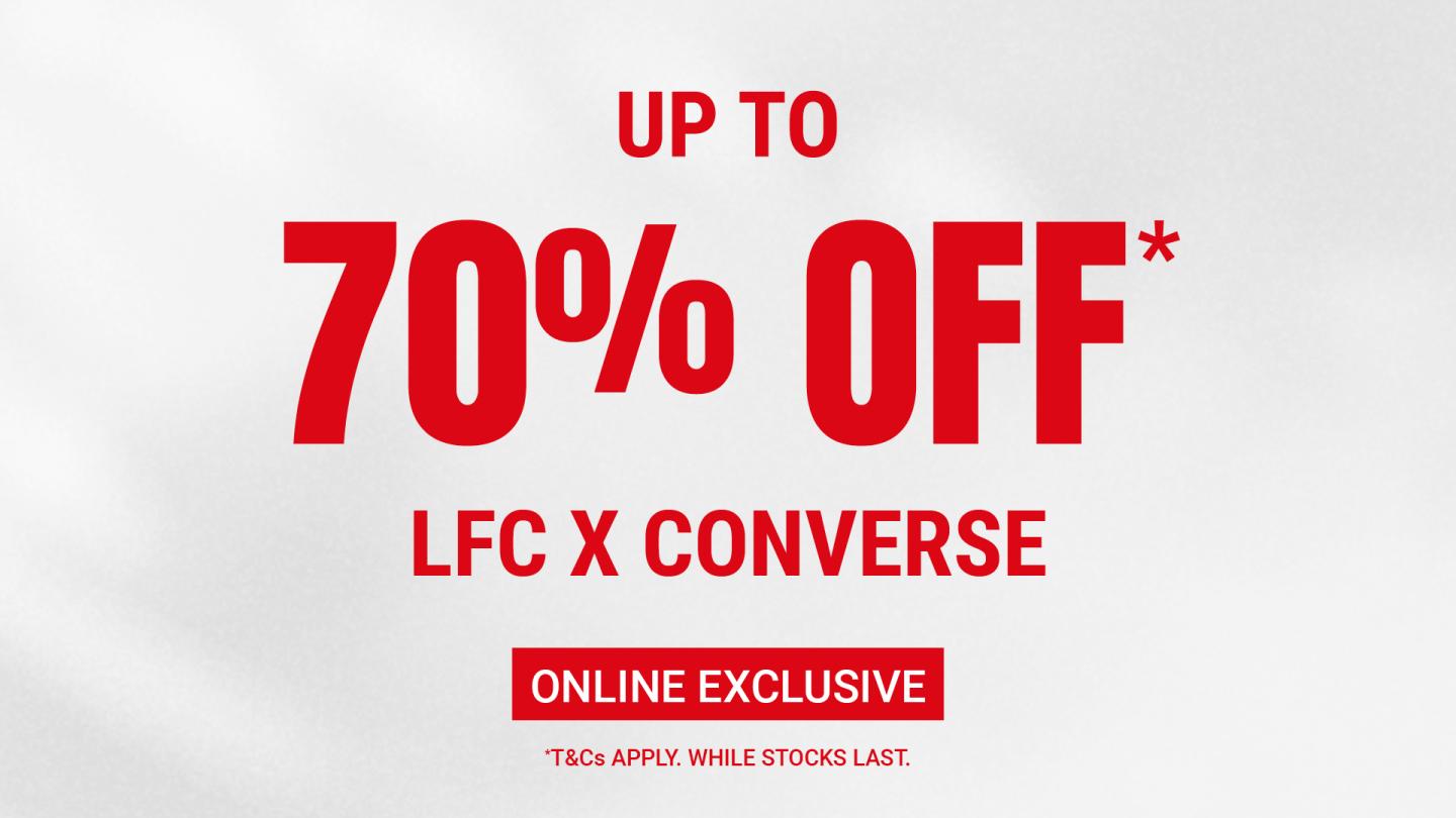 Sale: Get up to 70% off the LFC x Converse collection now