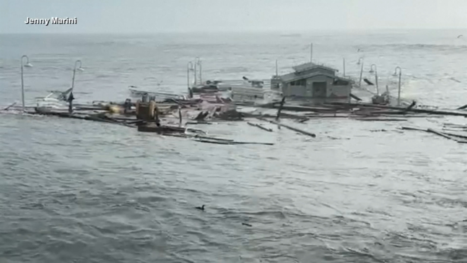 Santa Cruz Wharf collapse leads 3 city workers to be rescued in California