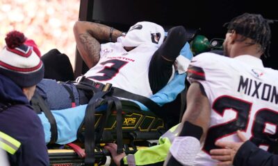 Texans' Tank Dell suffered 'significant' knee injury in loss to Chiefs; WR to remain in hospital overnight