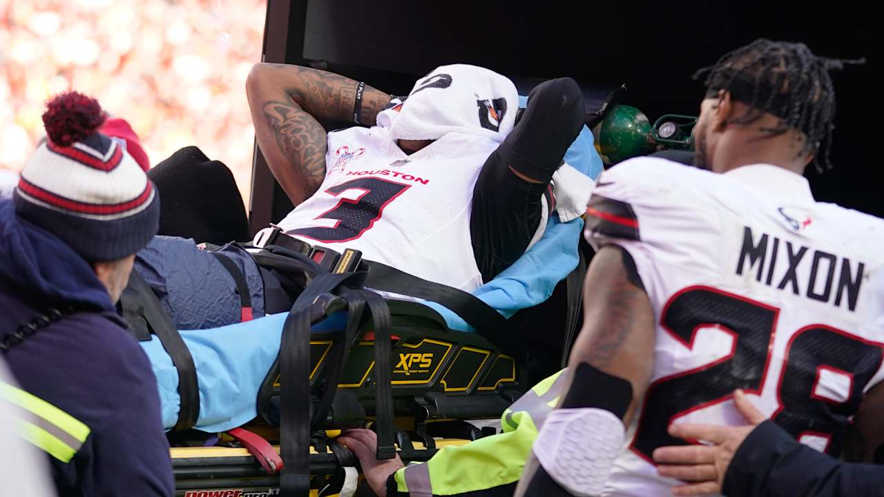 Texans' Tank Dell suffered 'significant' knee injury in loss to Chiefs; WR to remain in hospital overnight