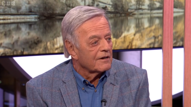 Tony Blackburn on The One Show. (BBC screengrab)