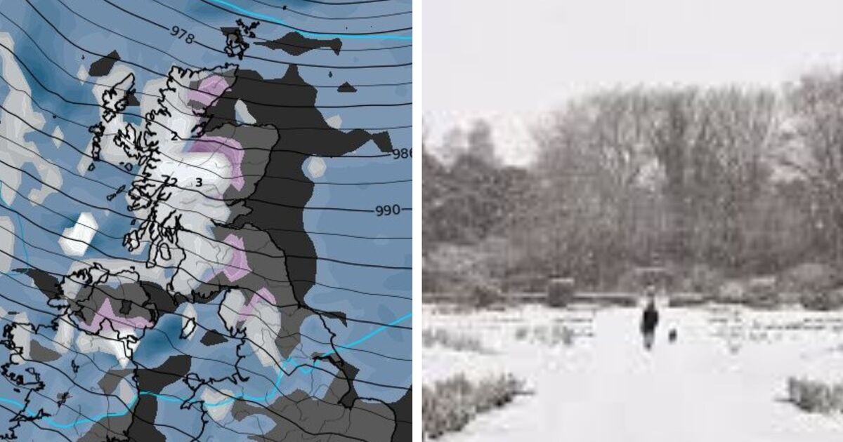 Weather forecast: Live snow maps show huge Polar storm hitting all areas in hours | Weather | News