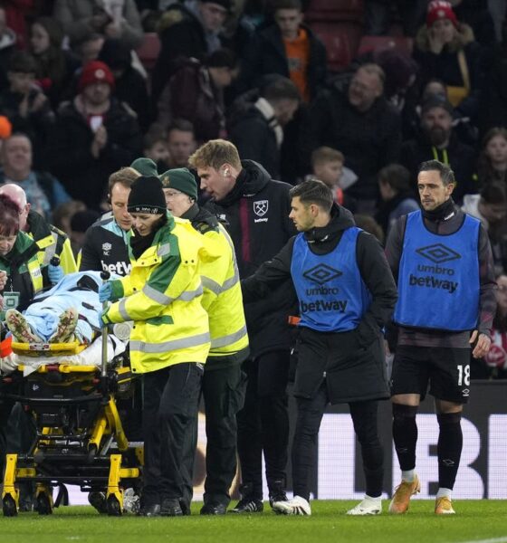 West Ham keeper Lukasz Fabianski ‘conscious and talking’ after nasty collision