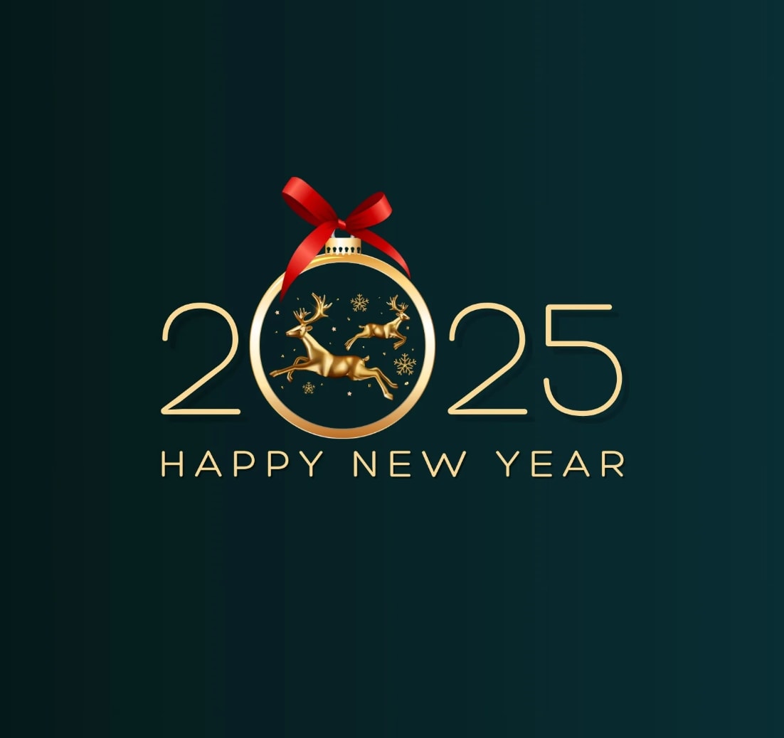 Happy New Year 2025!(Image by Canva)