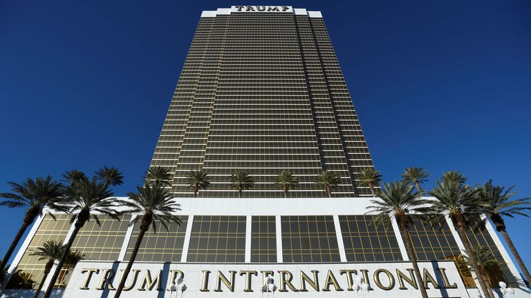 The Trump International Hotel in Las Vegas. File pic: Reuters