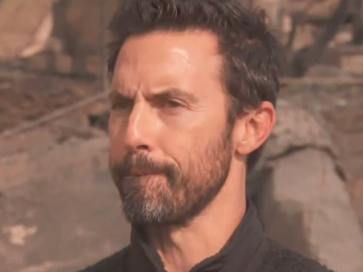 California fires: Milo Ventimiglia fights back tears while visiting rubble of charred home