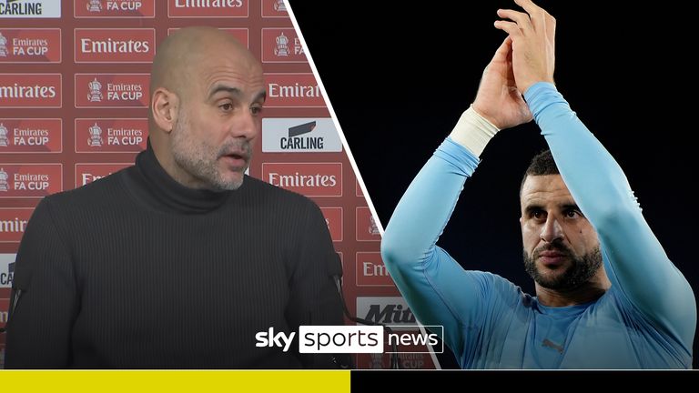 Manchester City manager Pep Guardiola paid tribute to Kyle Walker as it was revealed that the right back would like explore a move away from the club and to go abroad for a new experience.