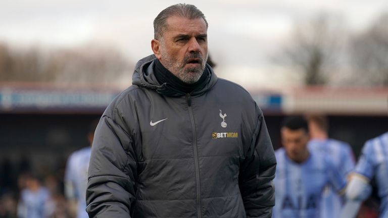 Ange Postecoglou at The Lamb on Sunday